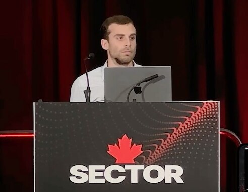 Ron Graf presenting at SECTOR Toronto 2023